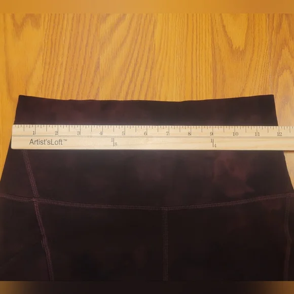 Lululemon Align HR Leggings With Pockets 25" W5DSRS 6 Diamond Dye Cassis Black - Picture 8 of 15